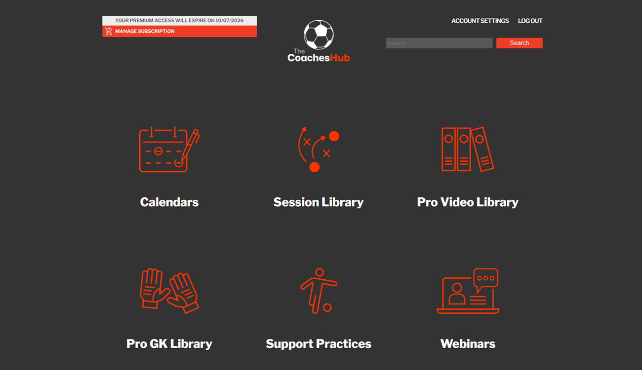 Open manage subscription